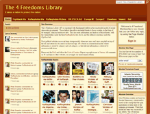 Tablet Screenshot of 4freedoms.com